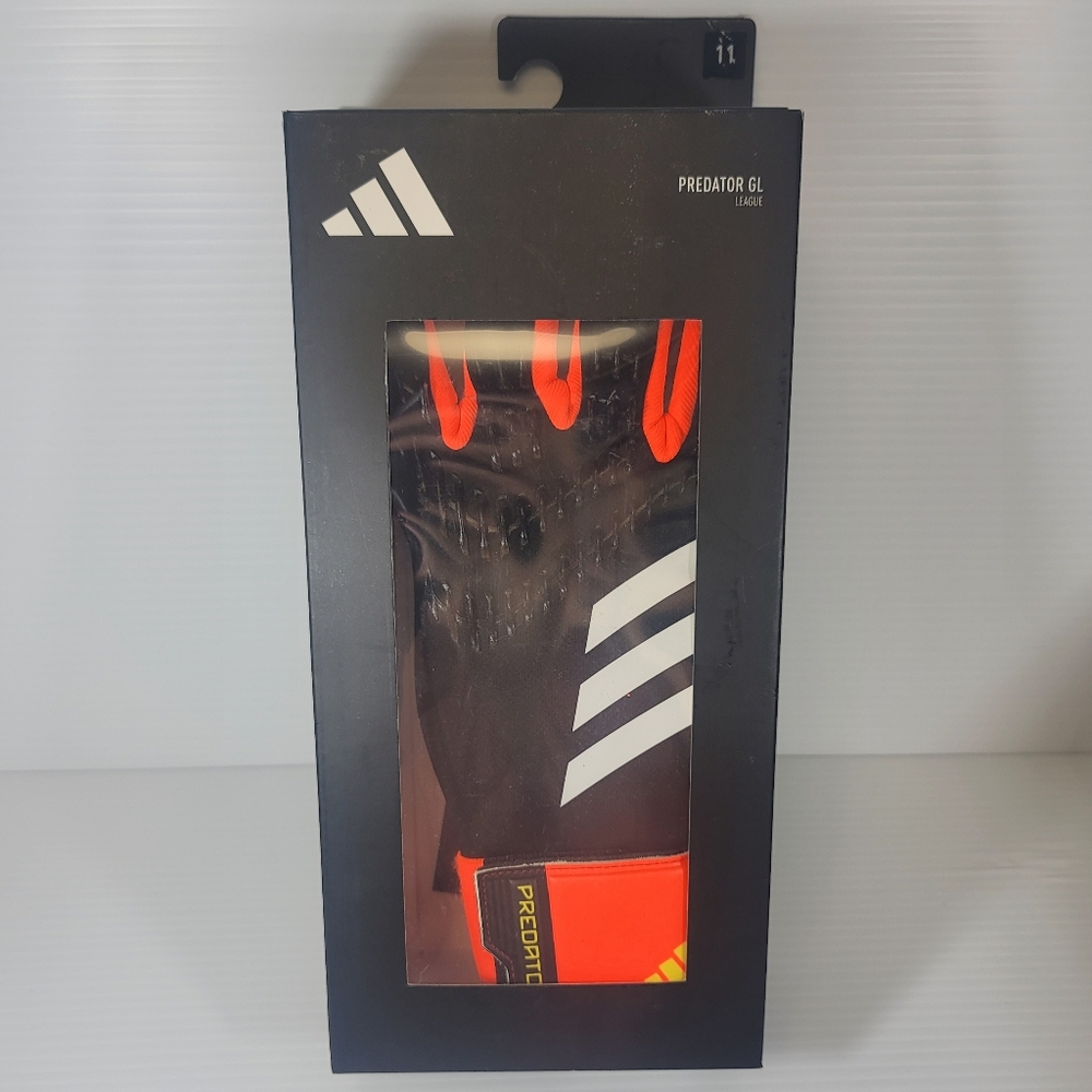 Adidas Goalkeeper Gloves Predator Mems Size GL LGE Black IN1600 Black LGE New